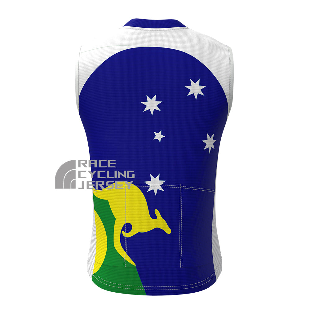 Kangaroo Australia Fleece Sleeveless Cycling Jersey