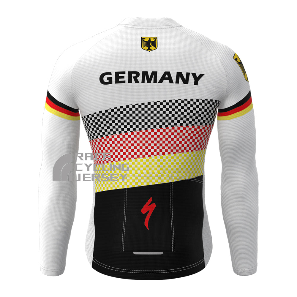 Germany Fleece Long Cycling Jersey