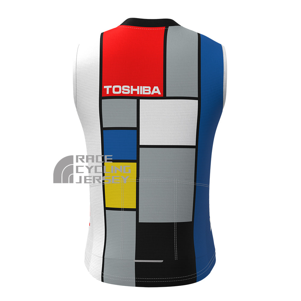 TOSHIBA Fleece Sleeveless Cycling Jersey