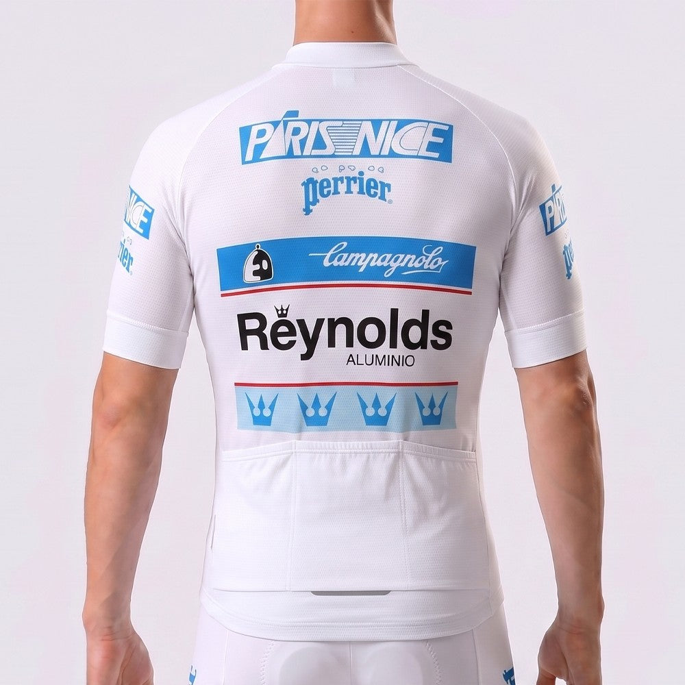 1989 Reynolds Perrier Short Sleeves Cycling Jersey