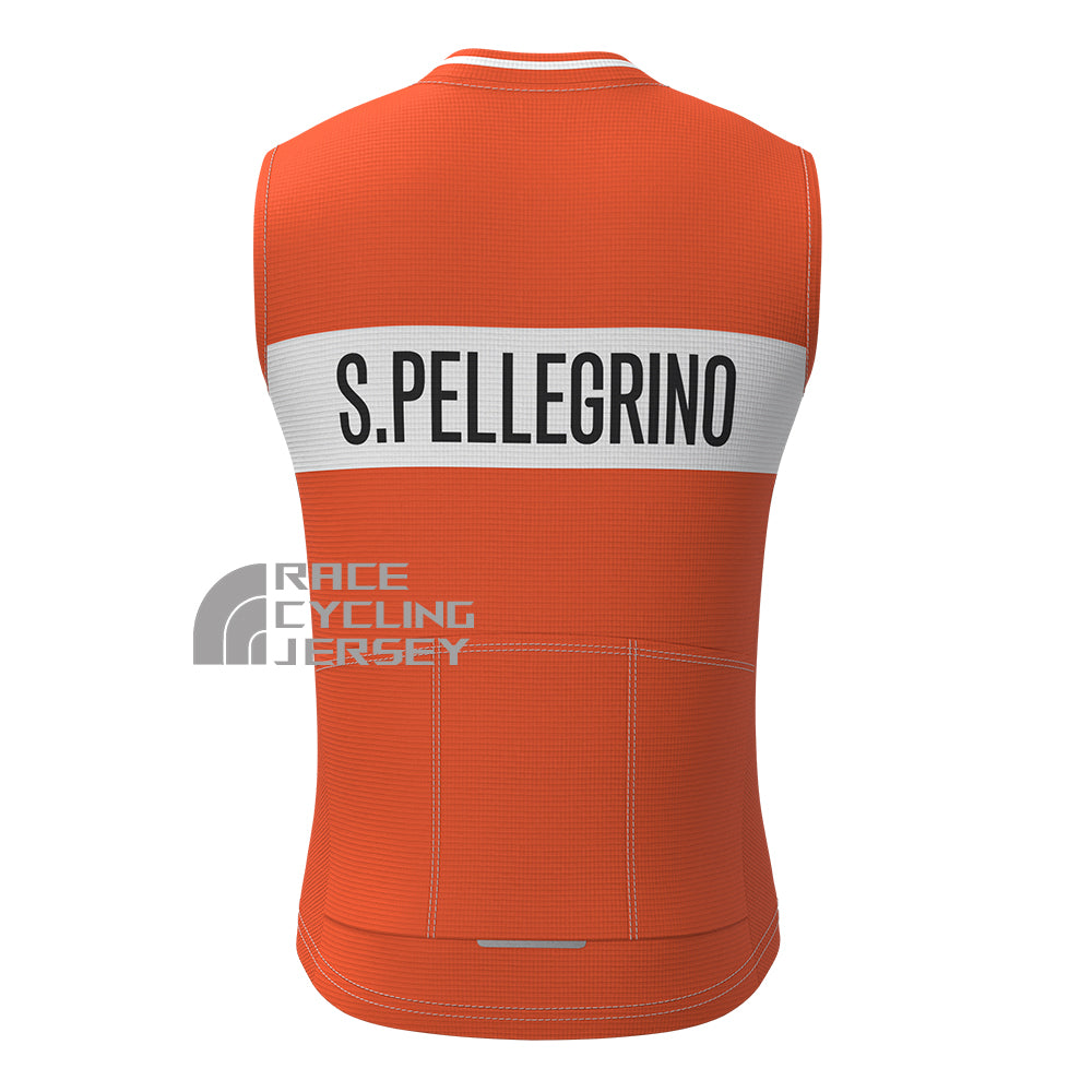 S.PELLEGRINO Fleece Sleeveless Cycling Jersey