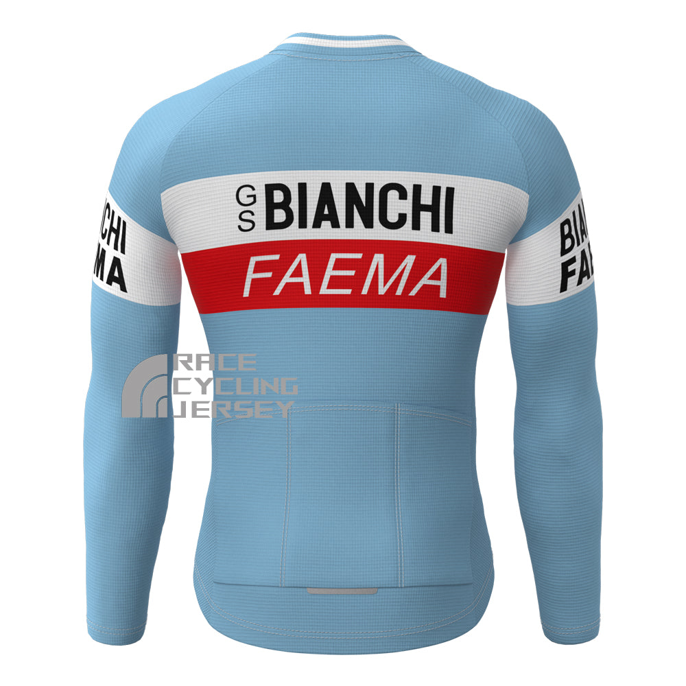 Bianchi FAEMA Fleece Long Cycling Jersey