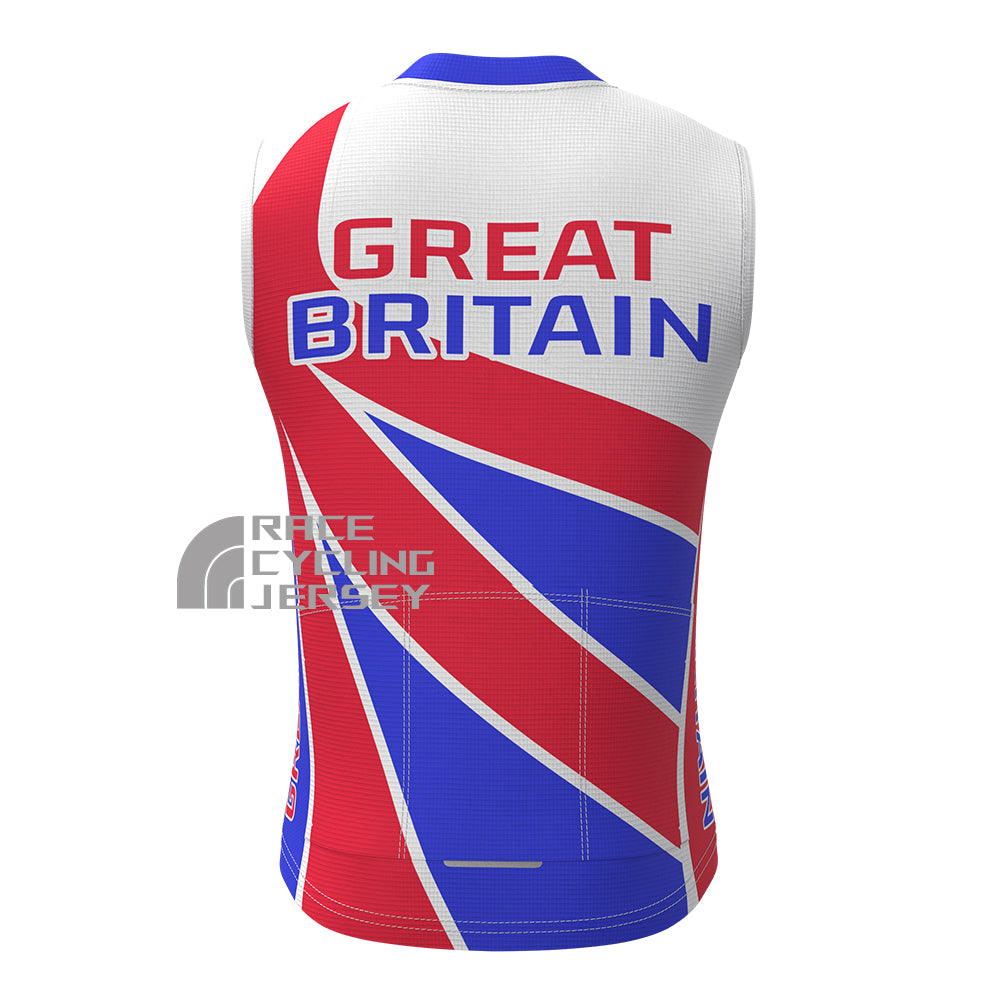 2003 United Kingdom Fleece Sleeveless Cycling Jersey