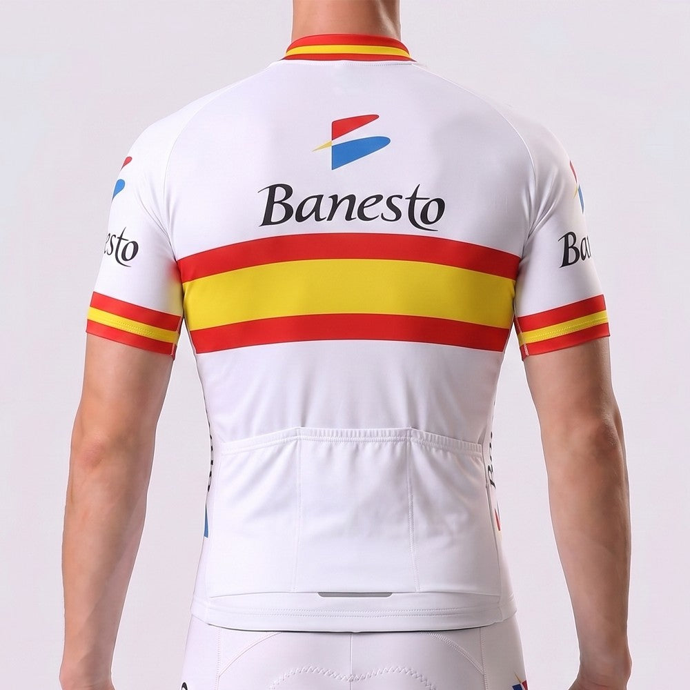 1992 Banesto Short Sleeves Cycling Jersey