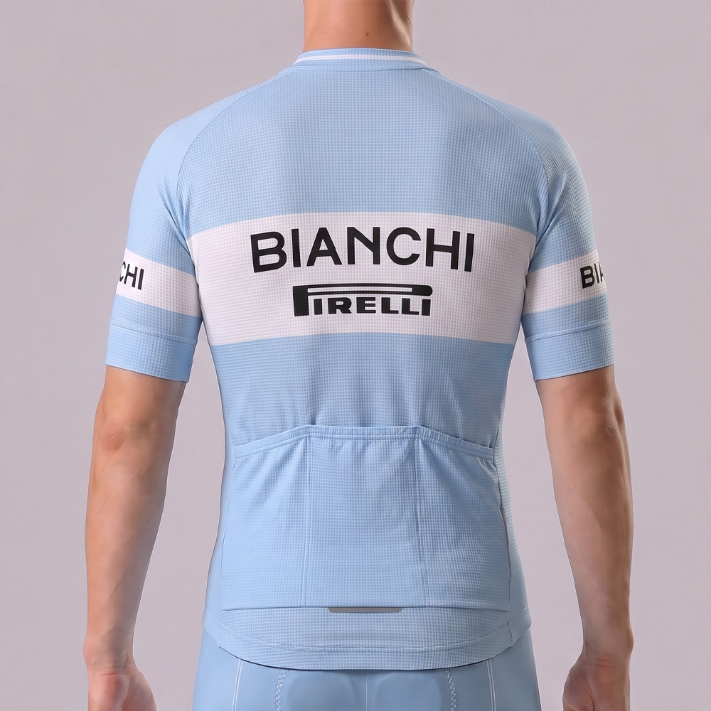 Bianchi PIRELLI Short Sleeves Cycling Jersey