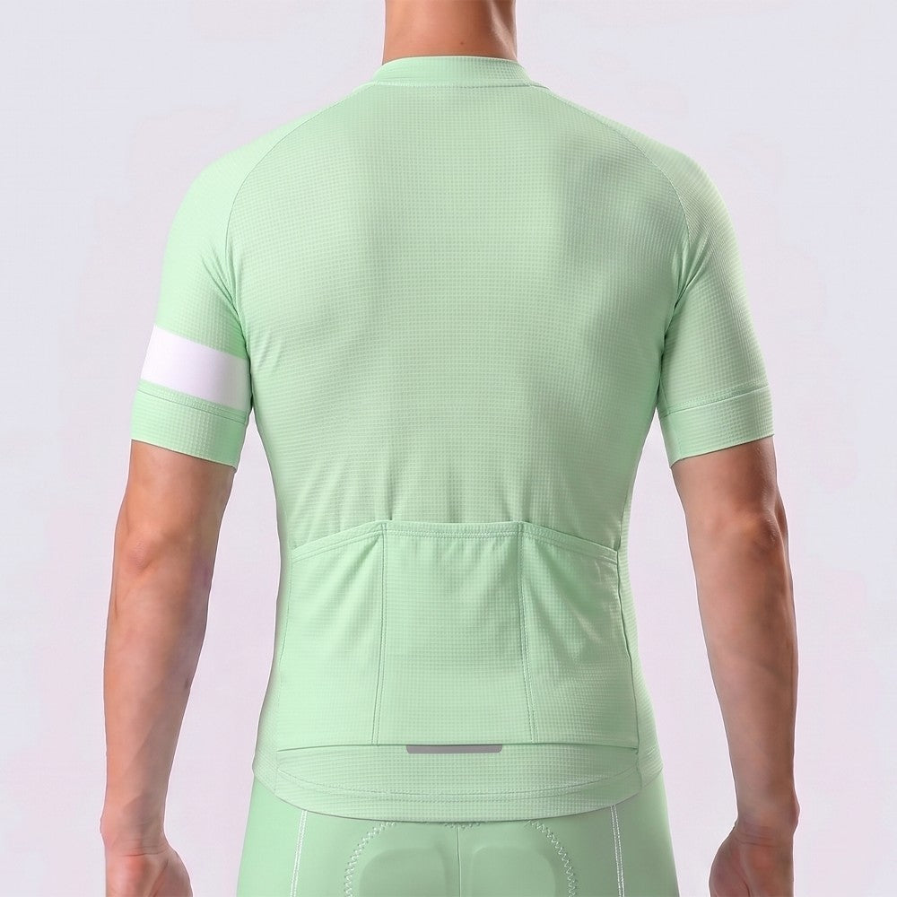 Matcha Green Short Sleeves Cycling Jersey