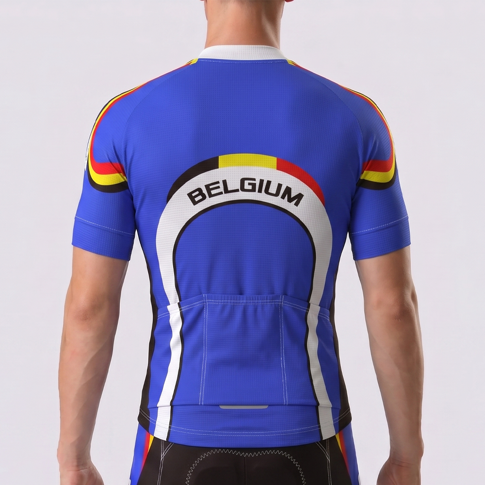 2003 Belgium Short Sleeves Cycling Jersey