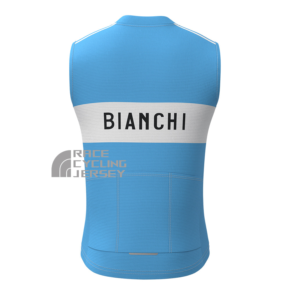 UCI BOOS Bianchi Fleece Sleeveless Cycling Jersey