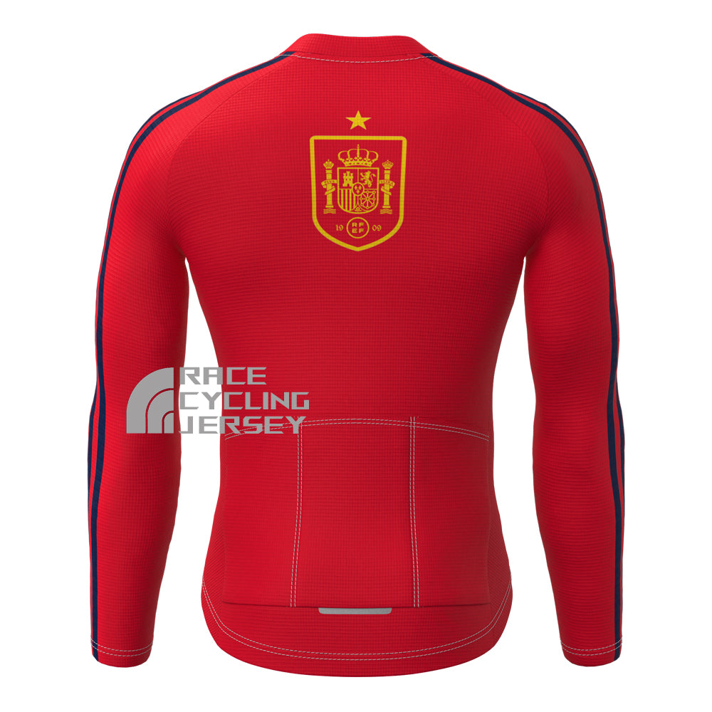 Spain Fleece Long Cycling Jersey