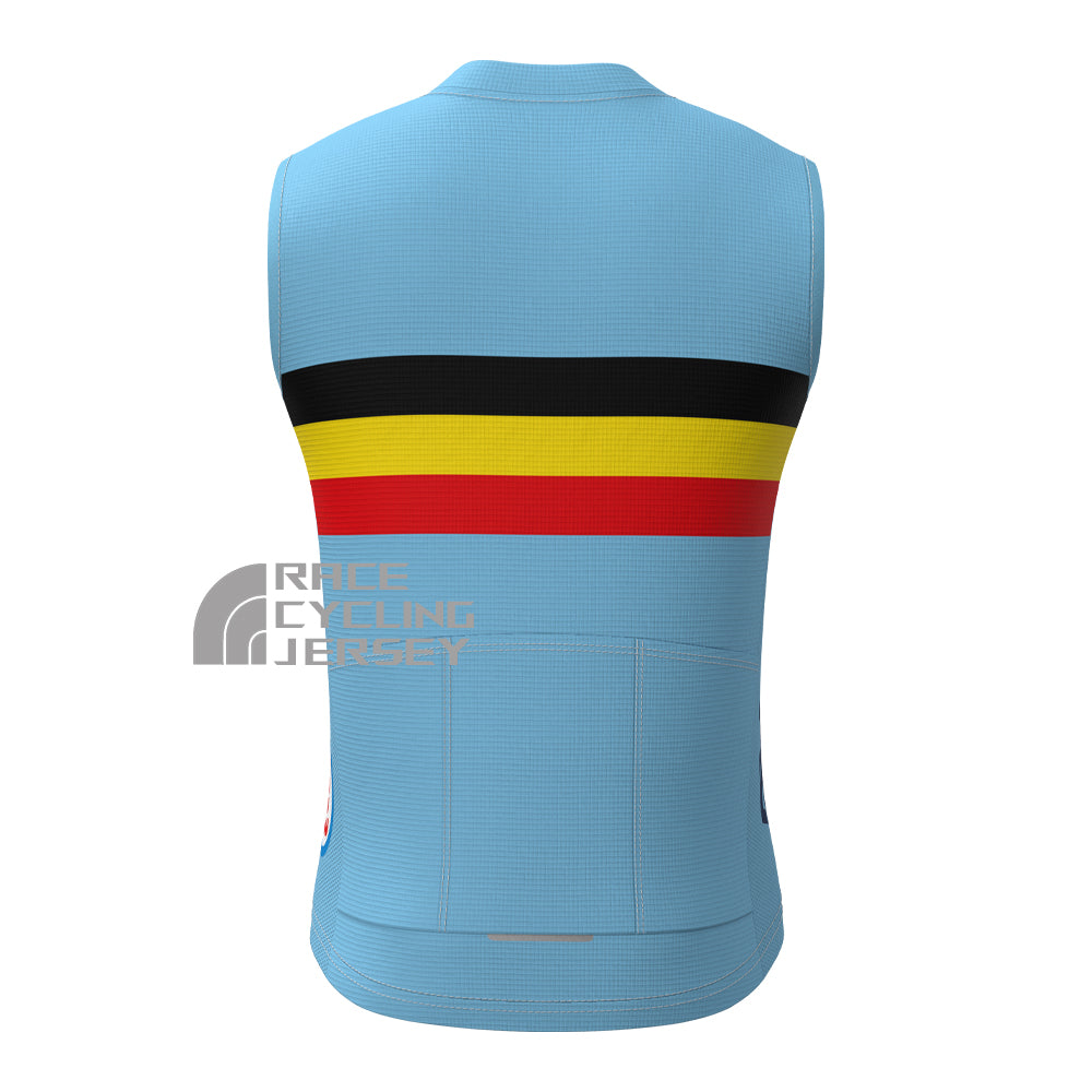 2018 Belgium Fleece Sleeveless Cycling Jersey