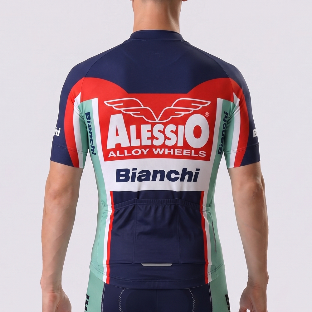2004 Bianchi Short Sleeves Cycling Jersey