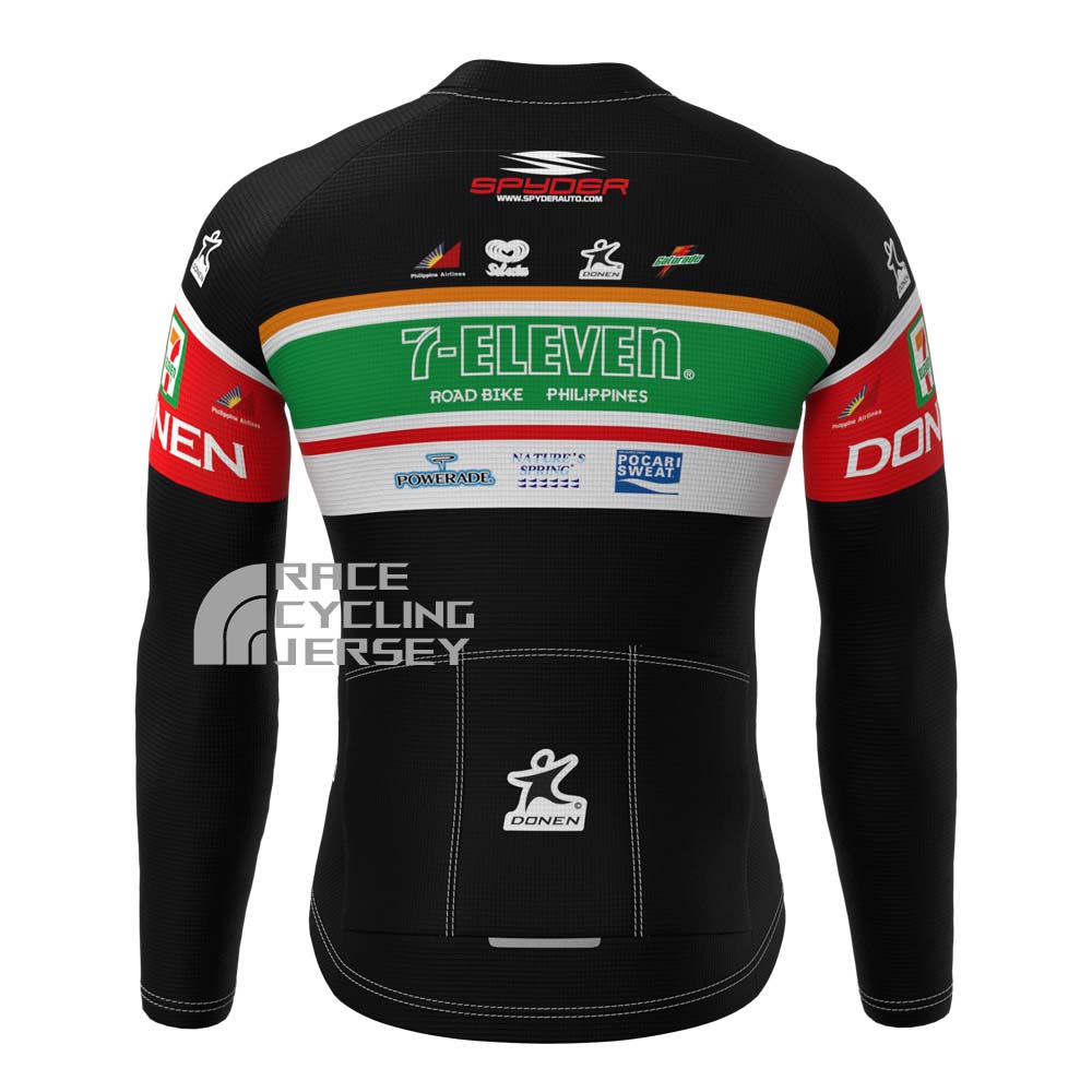 2017 7-Eleven Fleece Long Cycling Jersey