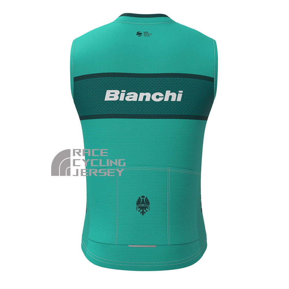 UCI Bianchi Fleece Sleeveless Cycling Jersey