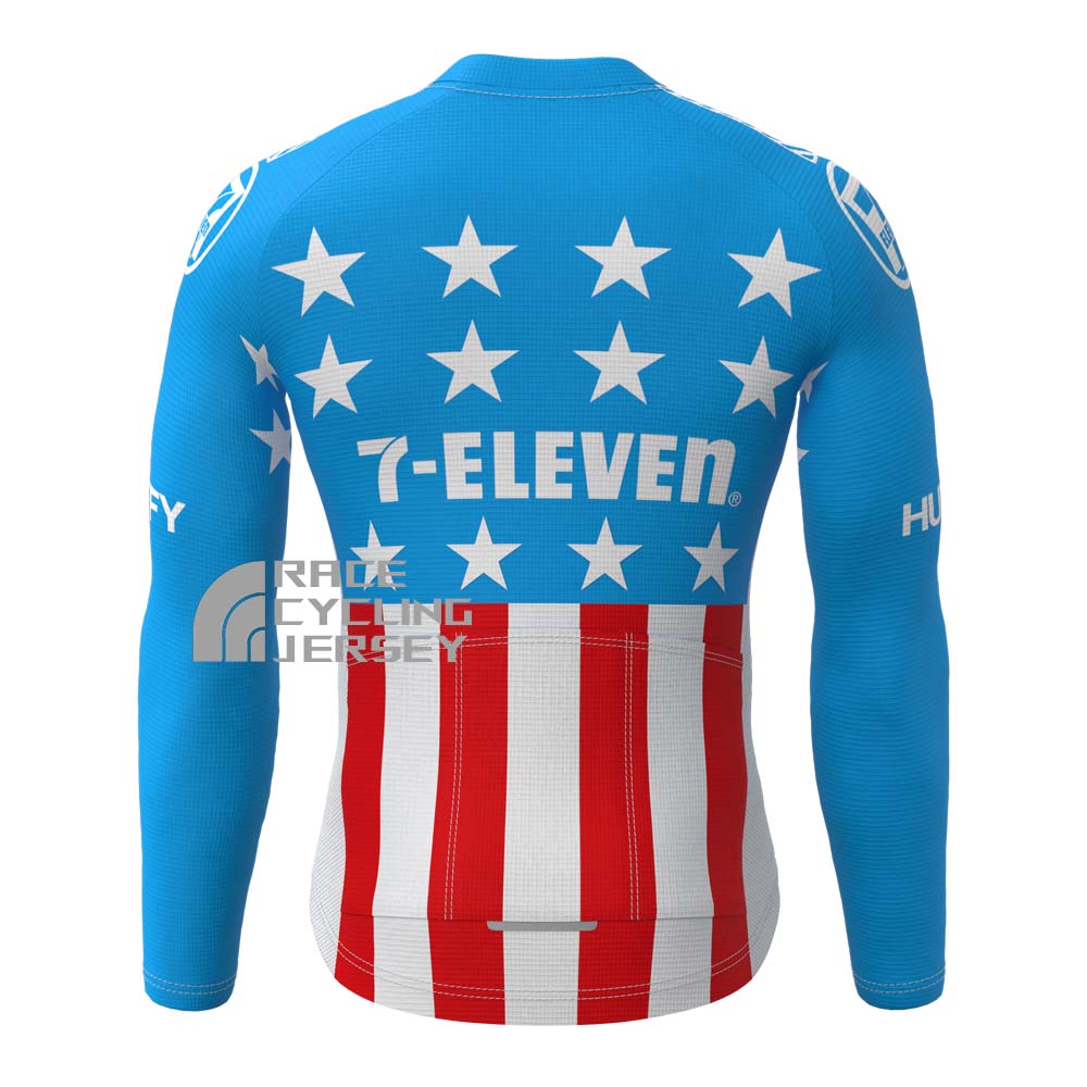 1987 7-Eleven Fleece Long Cycling Jersey