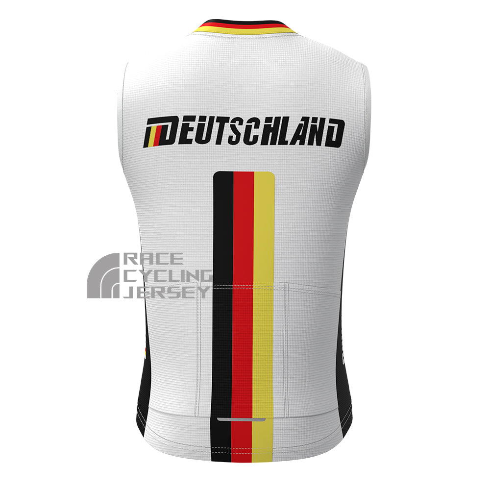 2019 Germany Fleece Sleeveless Cycling Jersey