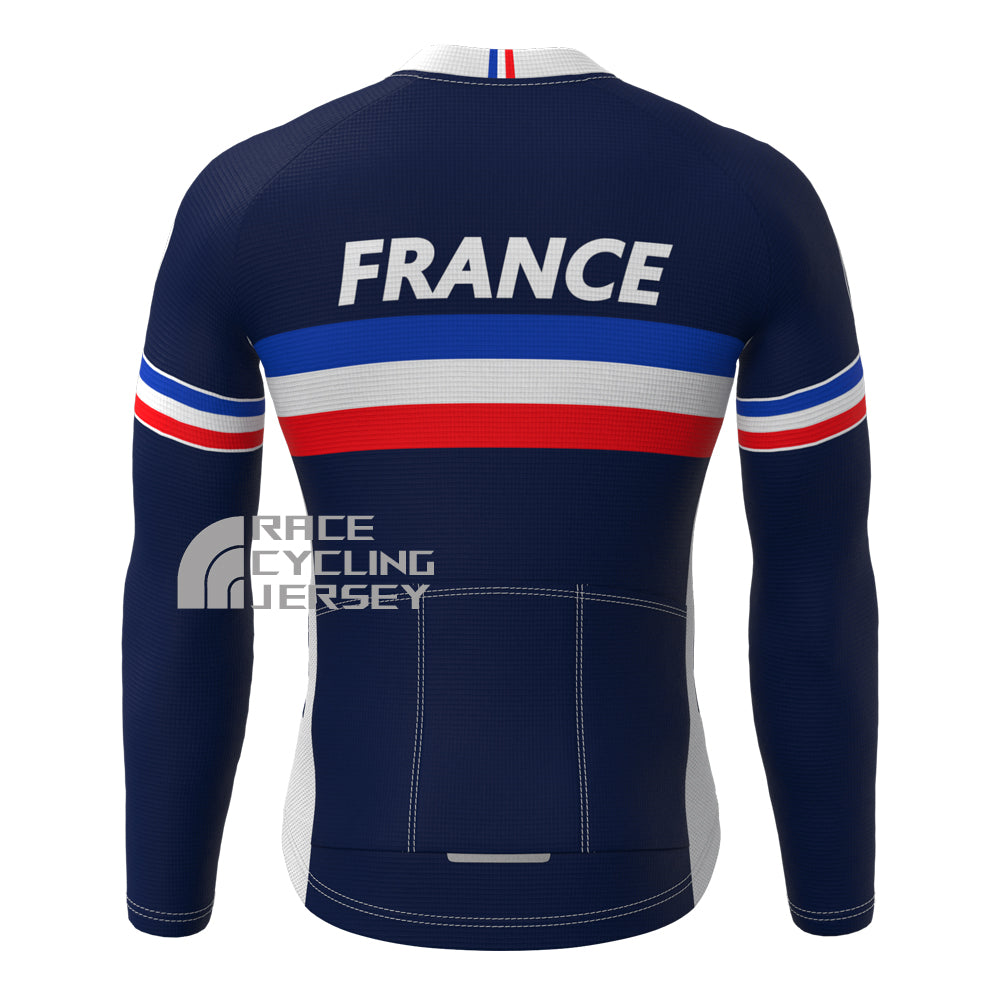 2016 France Fleece Long Cycling Jersey