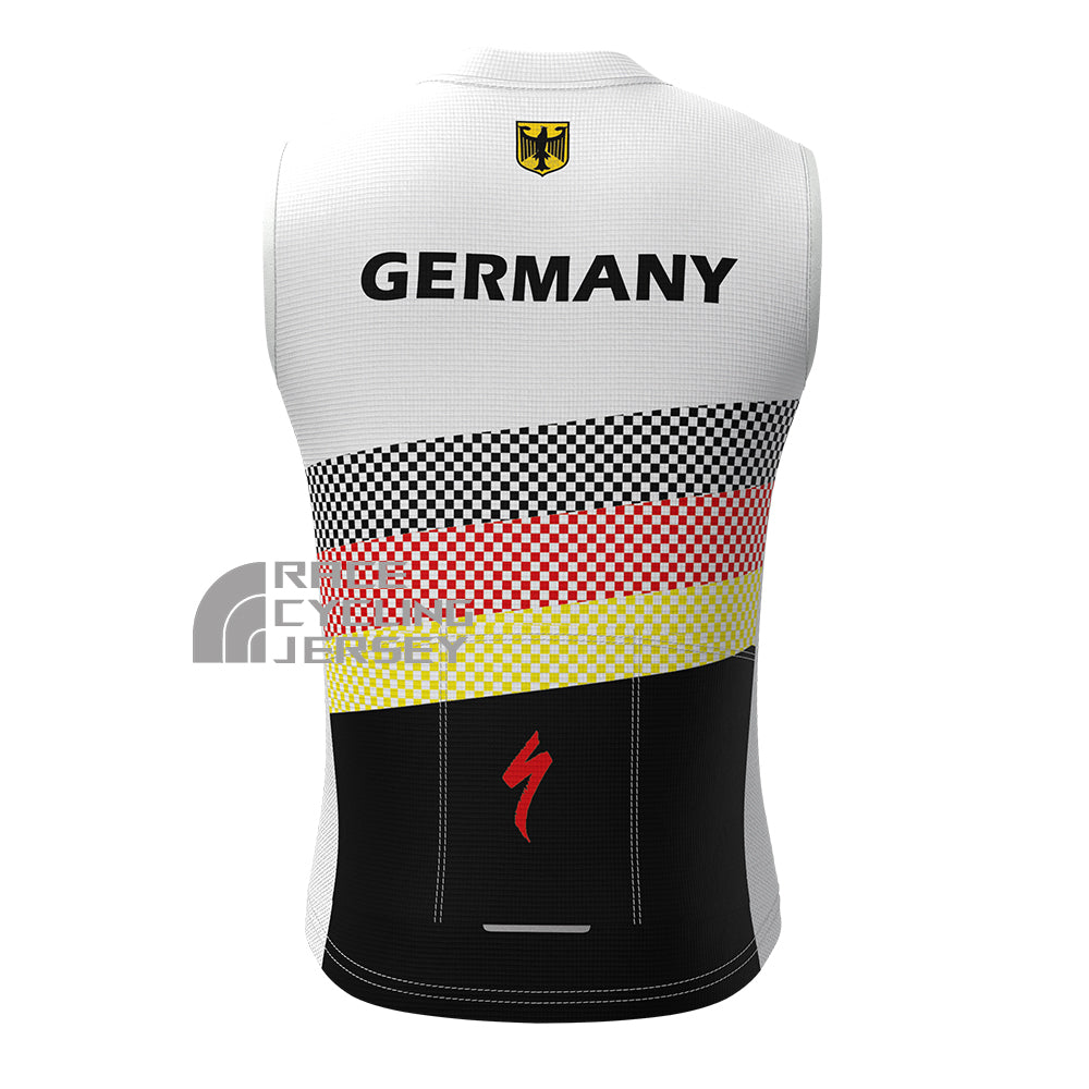 Germany Fleece Sleeveless Cycling Jersey