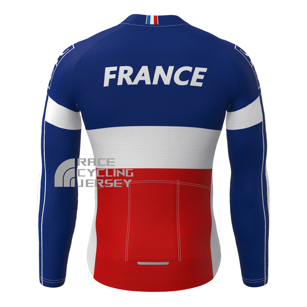 France CORIMA Fleece Long Cycling Jersey