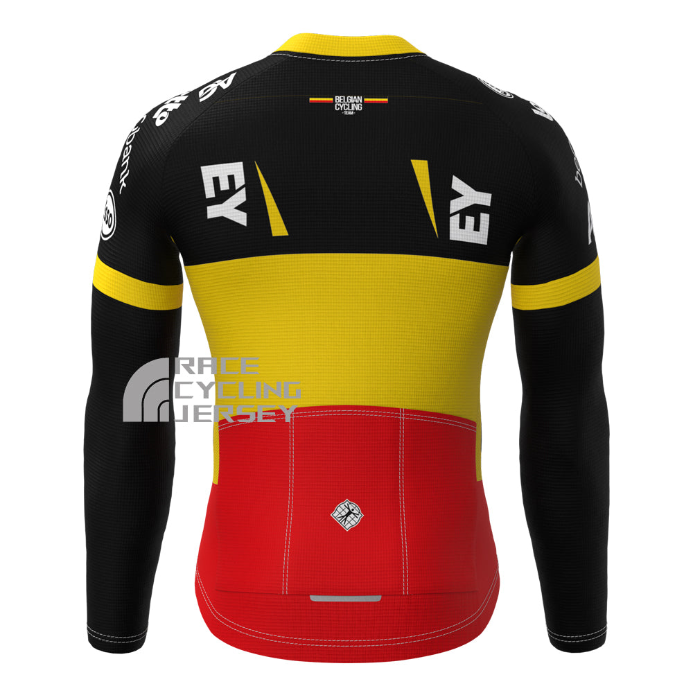 Belgium Tomgtr7 Fleece Long Cycling Jersey