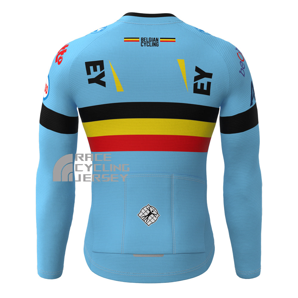 2024 Belgium Fleece Long Cycling Jersey