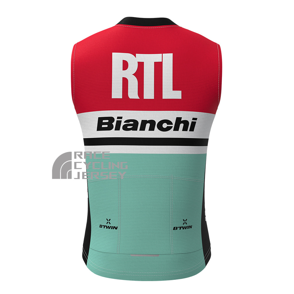 RTL Bianchi Fleece Sleeveless Cycling Jersey