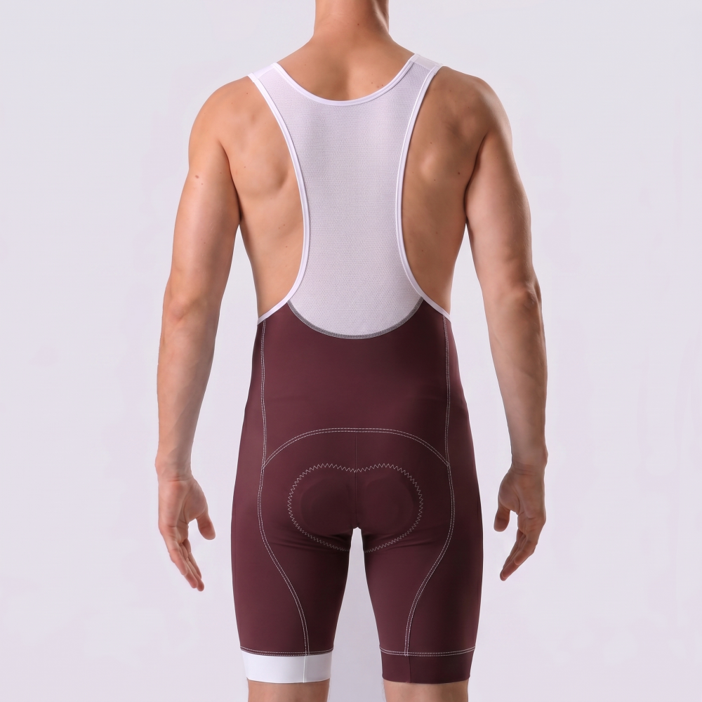 Dark Coffee Color  Bib Cycling Shorts