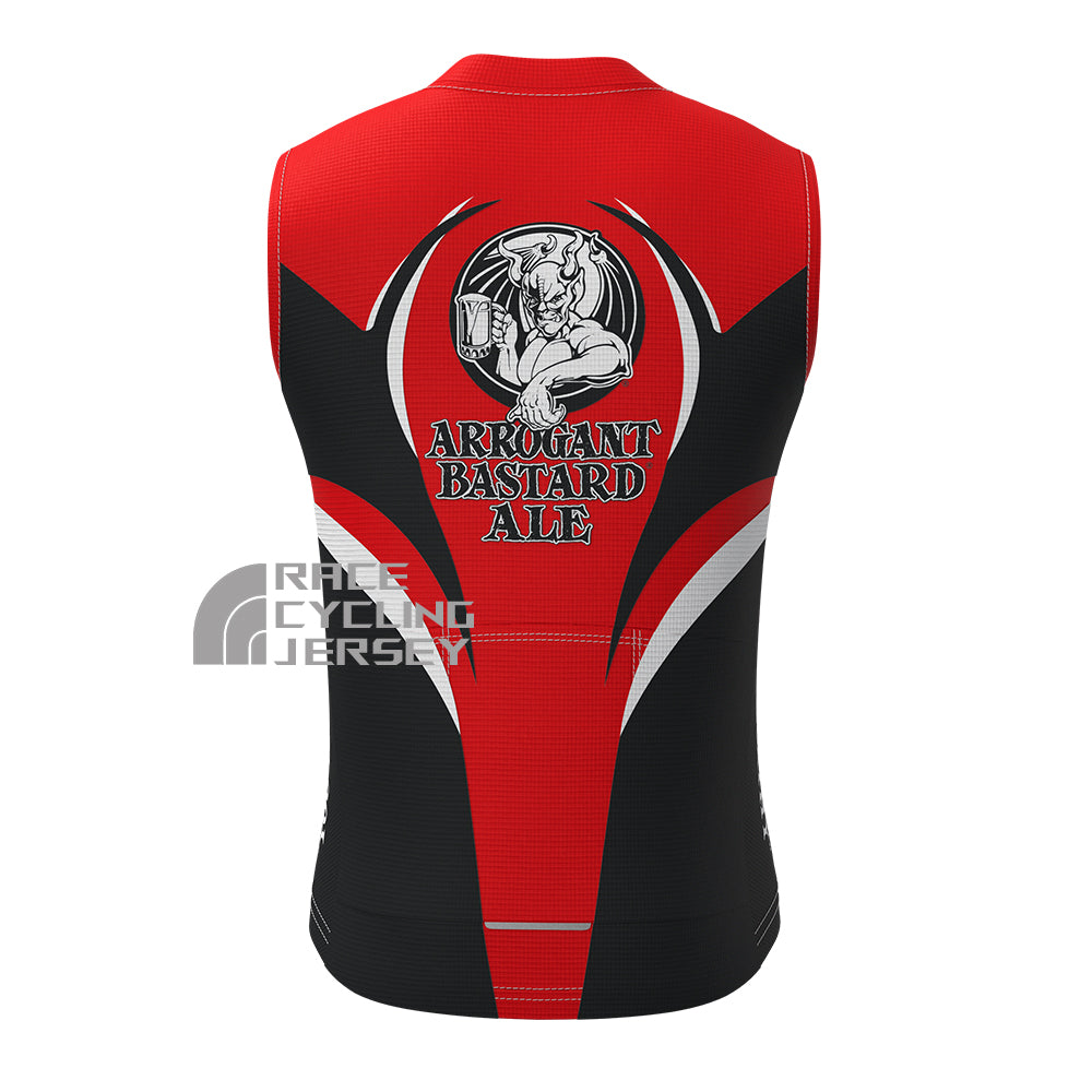 ARROGANT BASTARD Fleece Sleeveless Cycling Jersey
