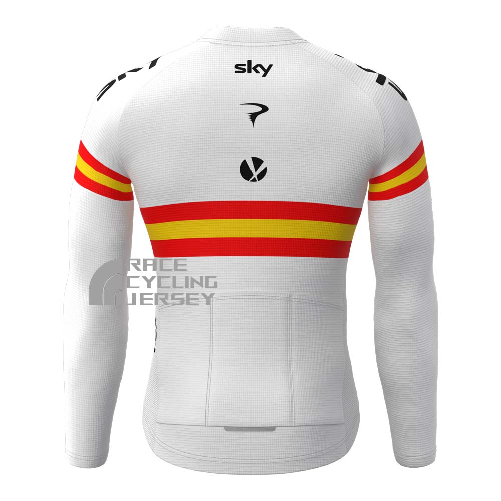 2016 Sky Rapha Fleece Long Cycling Jersey