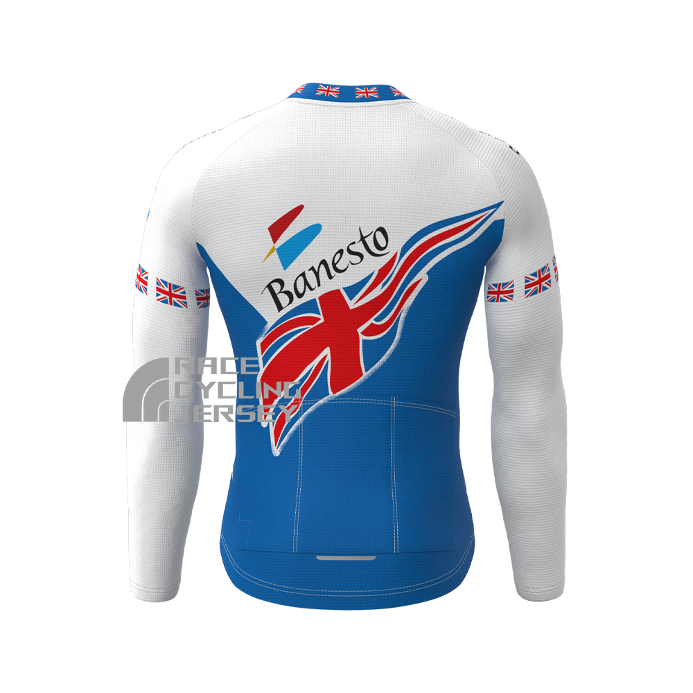 1998 Banesto Fleece Long Cycling Jersey