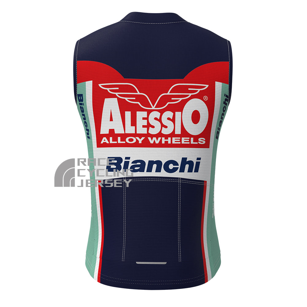 2004 Bianchi Fleece Sleeveless Cycling Jersey