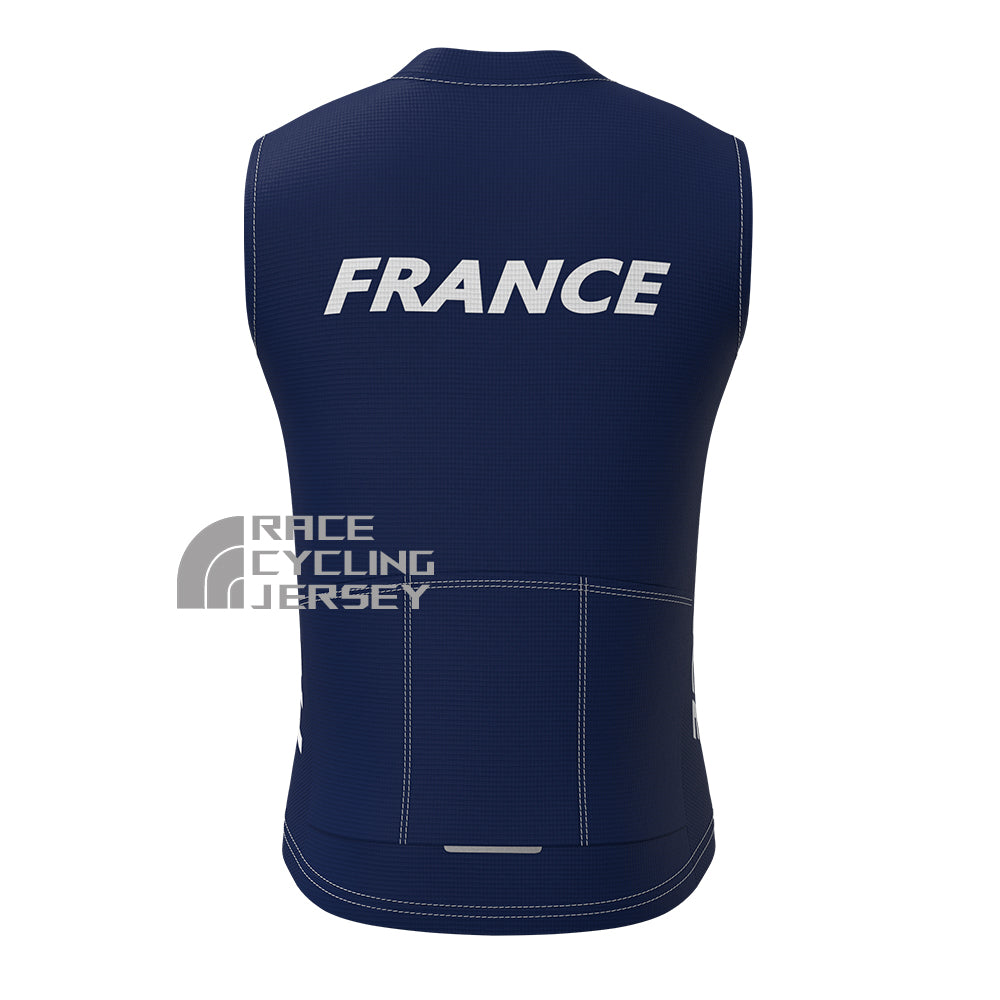 France Sportif Fleece Sleeveless Cycling Jersey