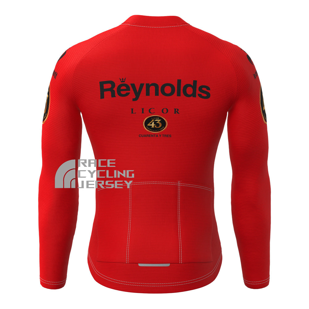 1987 Reynolds Aluminio Fleece Long Cycling Jersey