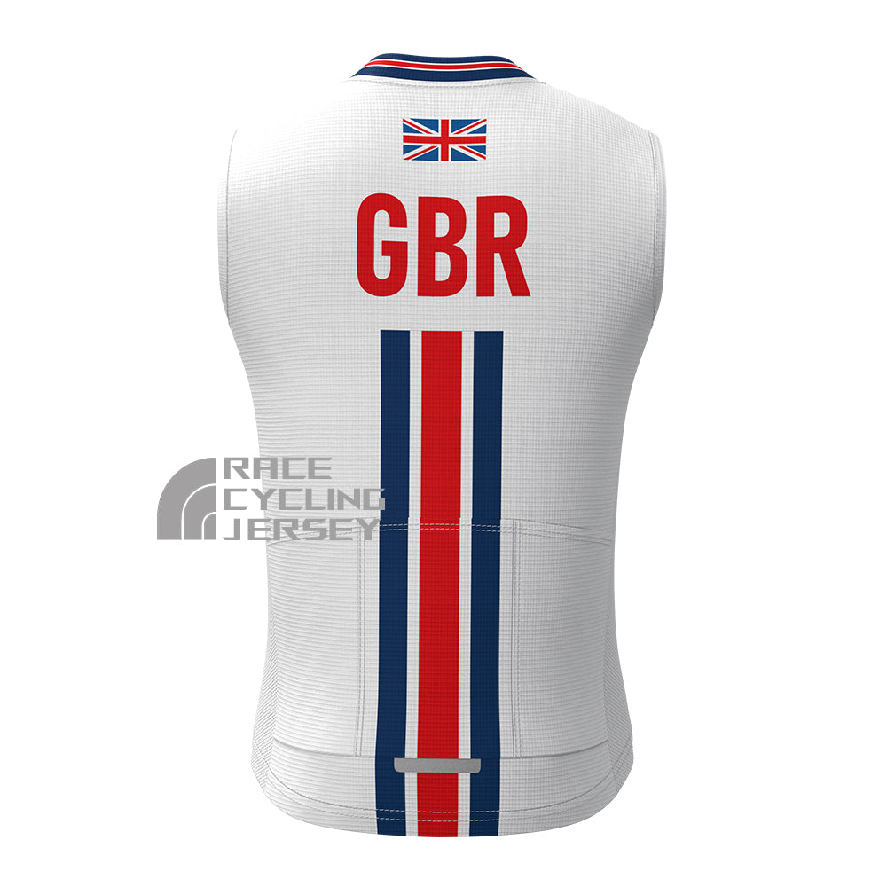 2023 United Kingdom Fleece Sleeveless Cycling Jersey