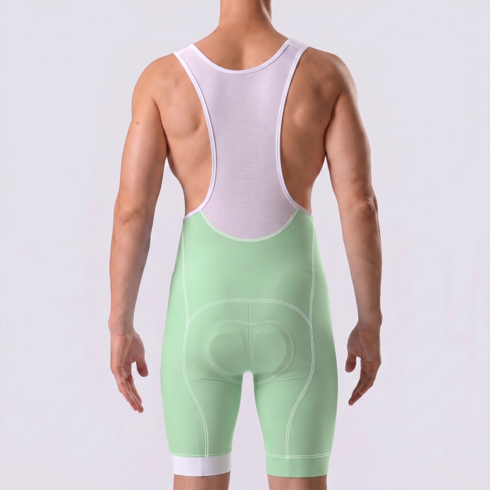 Matcha Green Bib Cycling Shorts