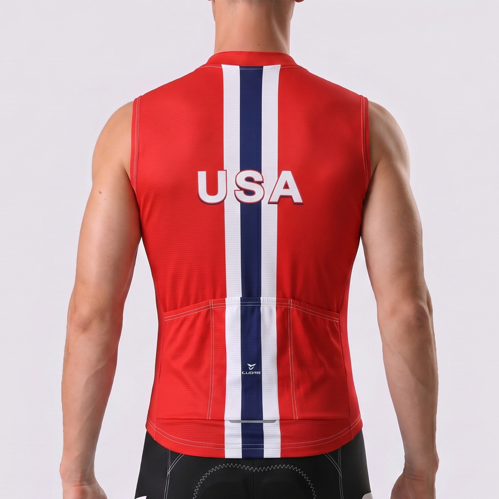 United States Sleeveless Cycling Jersey