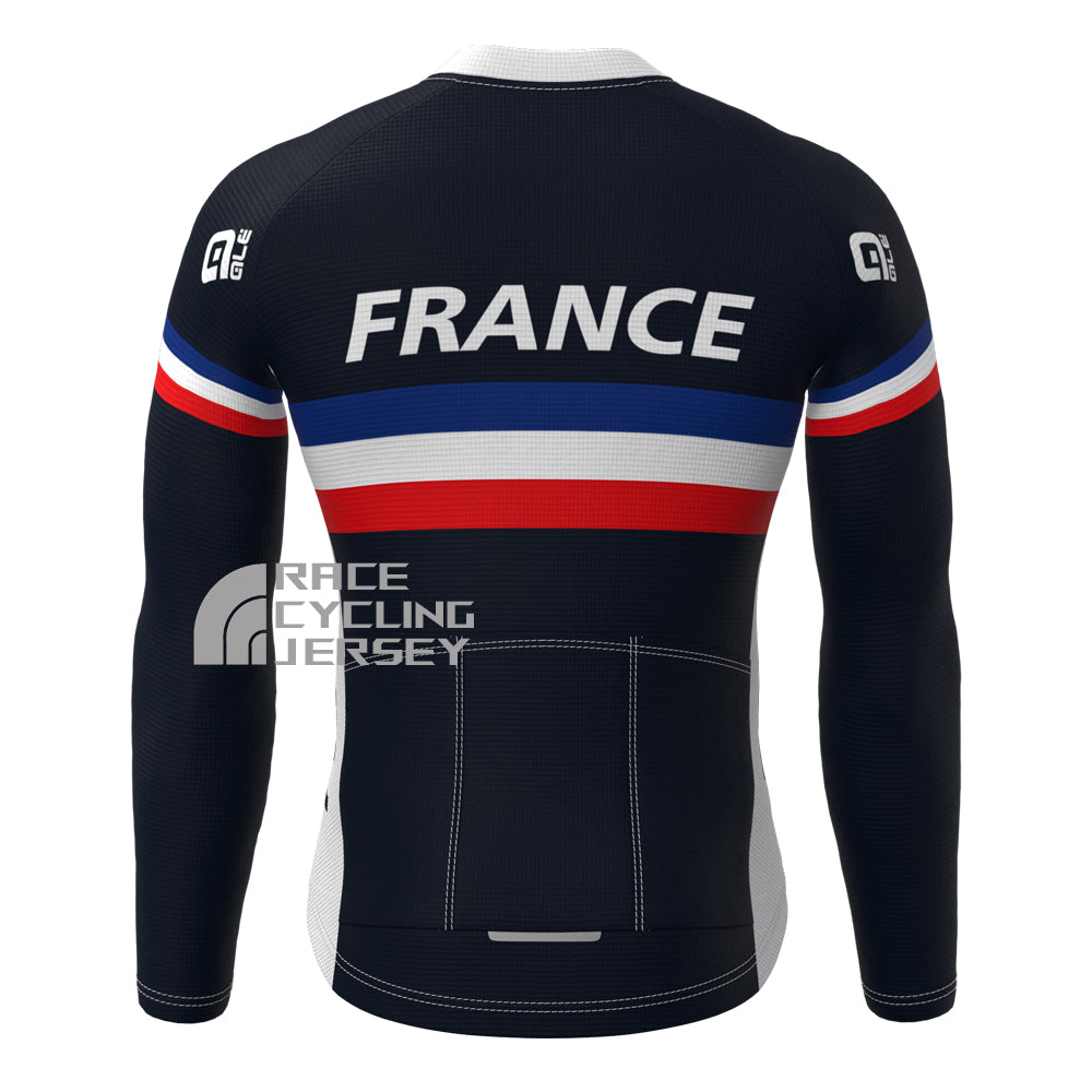 2022 France Fleece Long Cycling Jersey