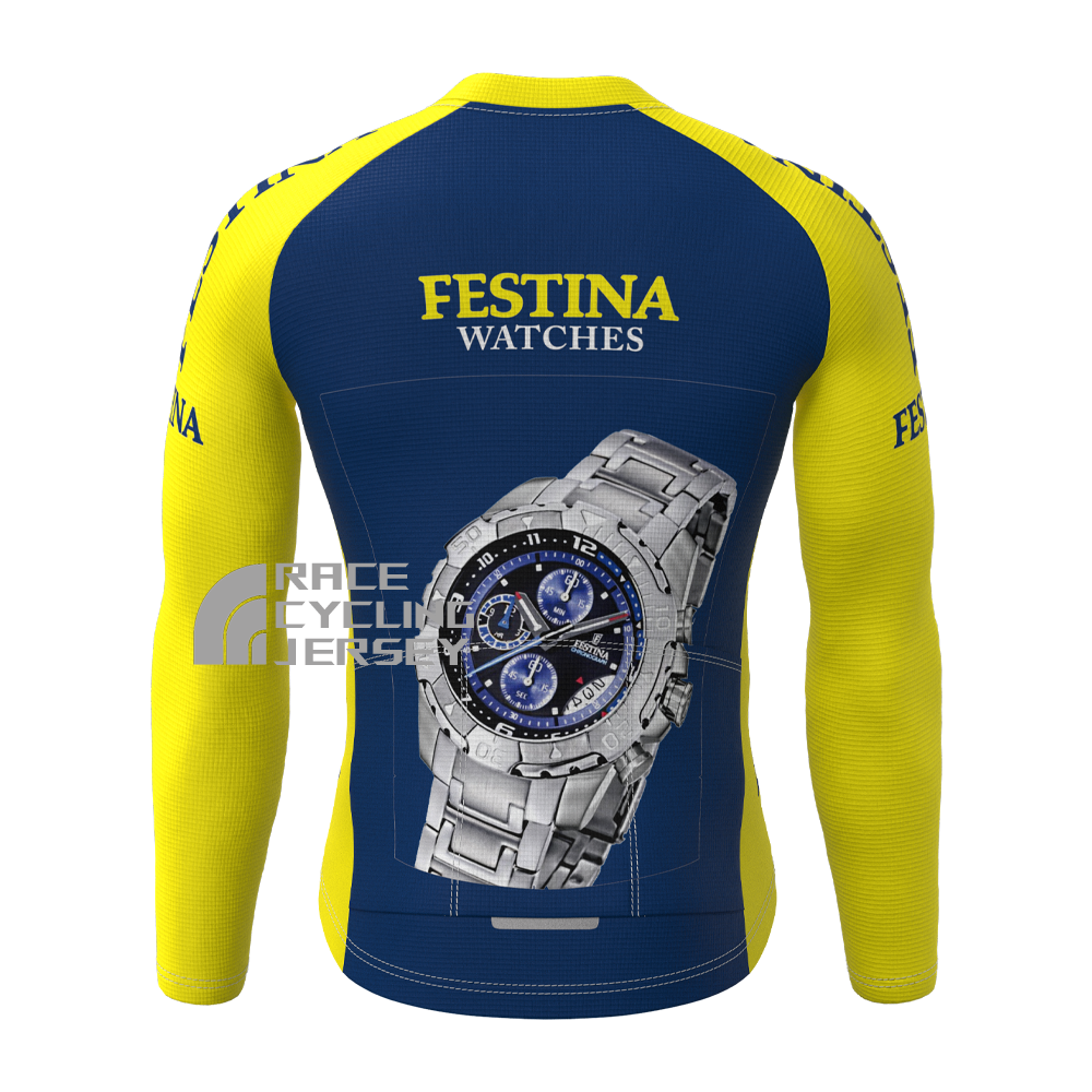 1999 Festina Fleece Long Cycling Jersey