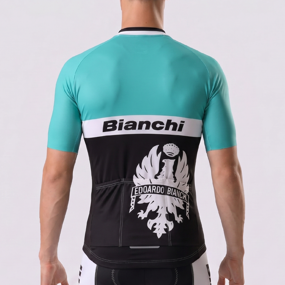 Nalini Bianchi Short Sleeves Cycling Jersey