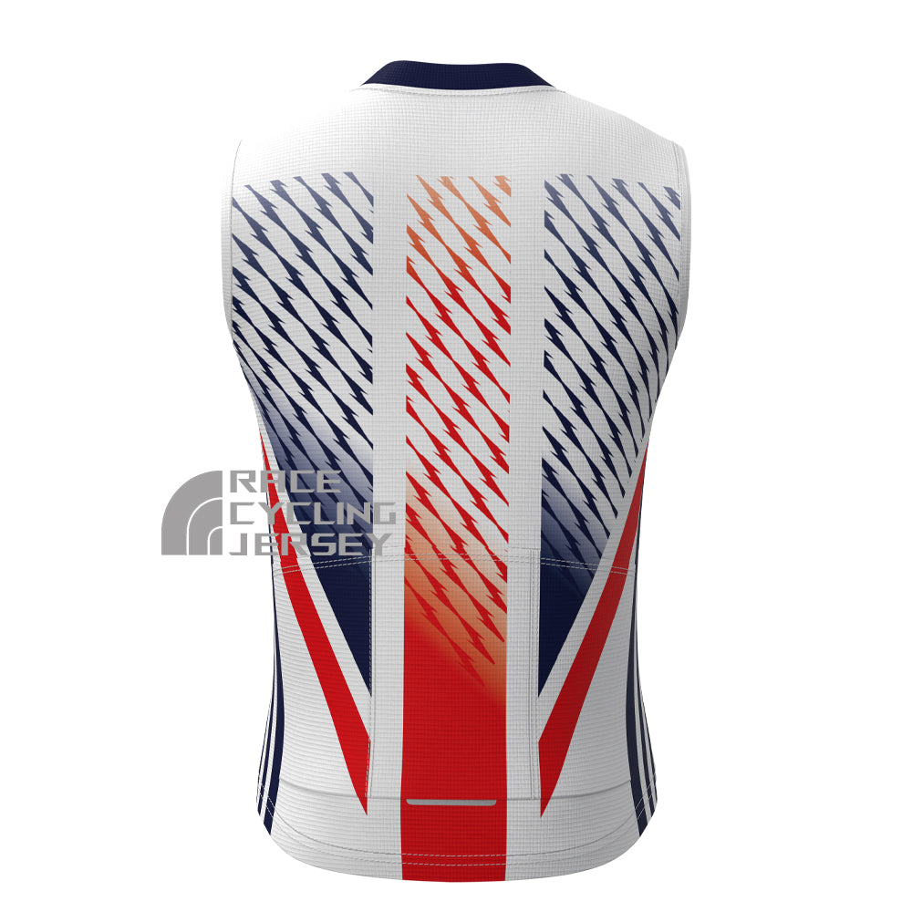 2015 United Kingdom Fleece Sleeveless Cycling Jersey