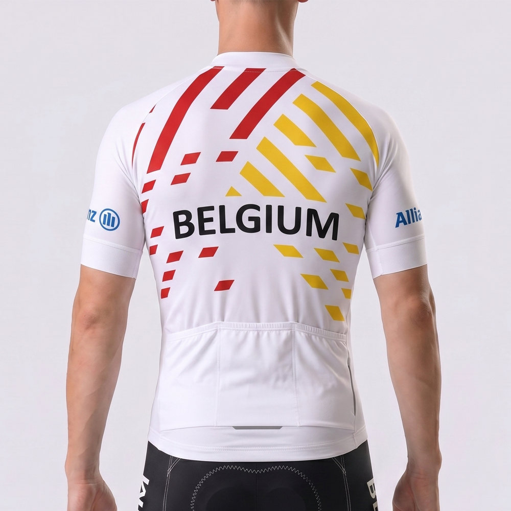 Belgium Allianz Short Sleeves Cycling Jersey