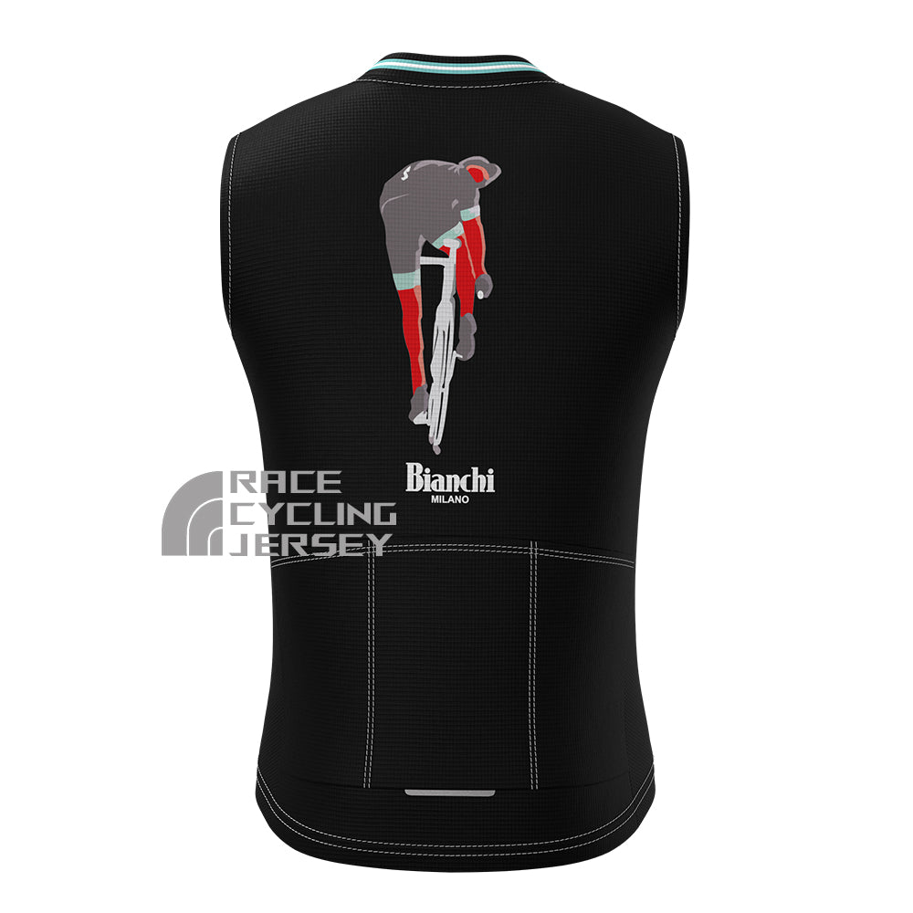 Rider Bianchi Fleece Sleeveless Cycling Jersey