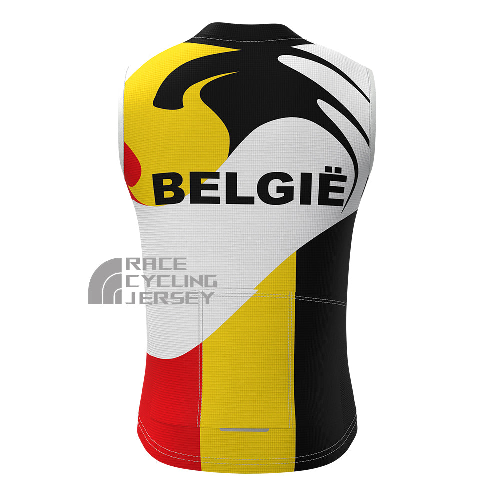 Belgium Froomeyy Fleece Sleeveless Cycling Jersey