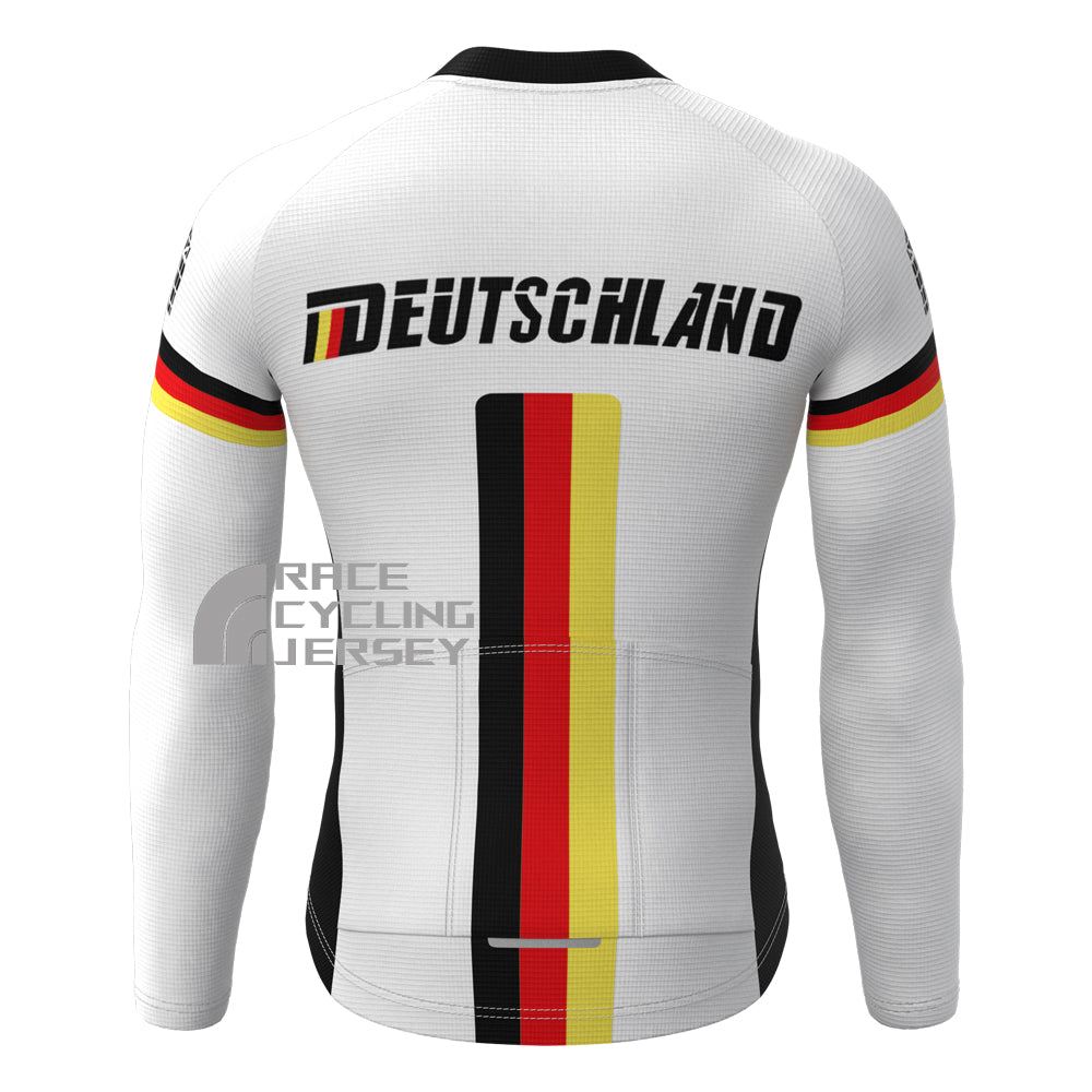 2016 Germany Fleece Long Cycling Jersey