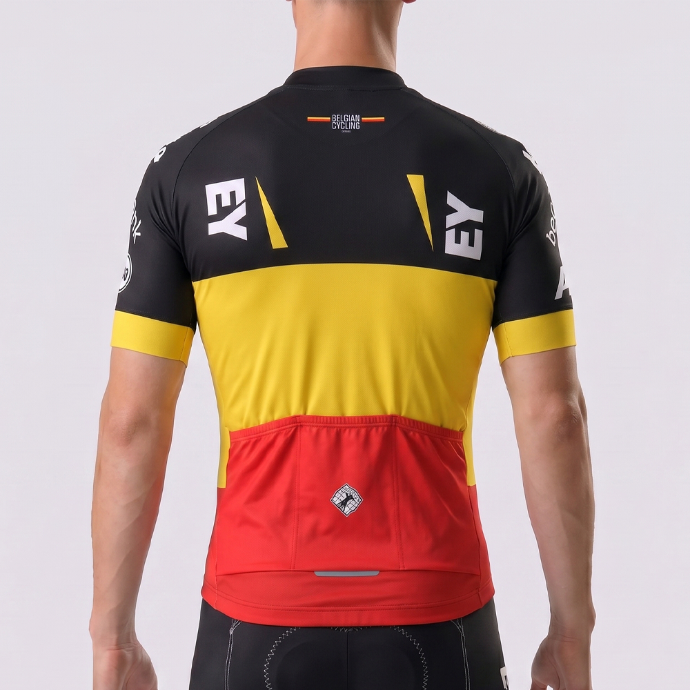 Belgium Tomgtr7 Short Sleeves Cycling Jersey