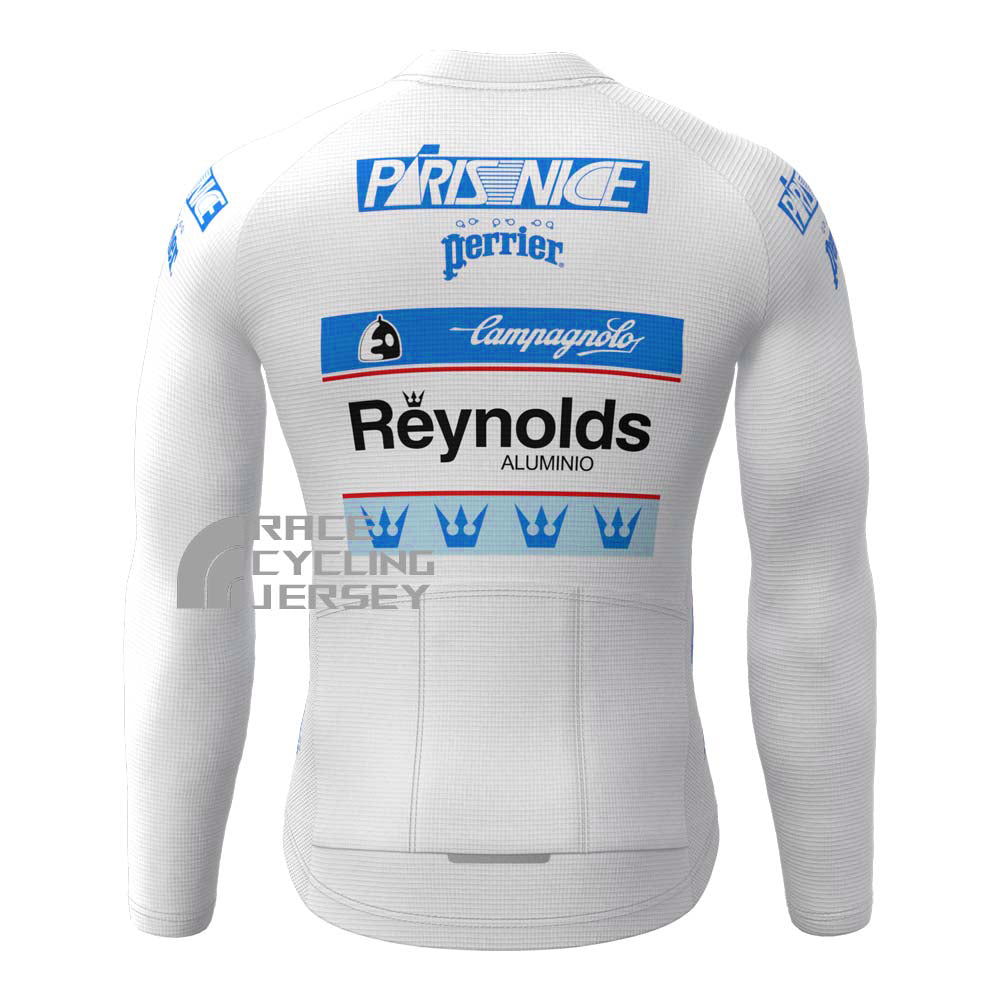 1989 Reynolds Perrier Fleece Long Cycling Jersey