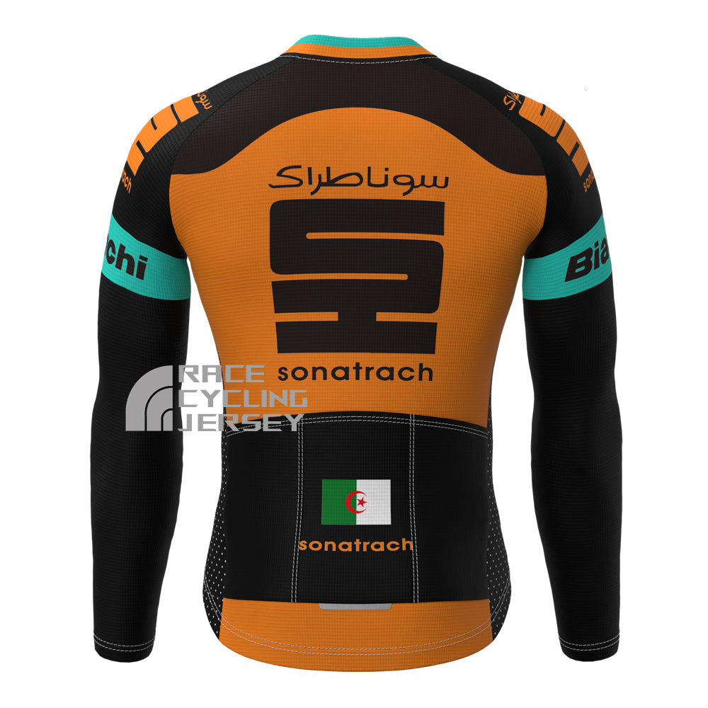 Sonatrach Bianchi Fleece Long Cycling Jersey