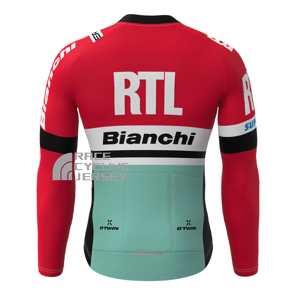 RTL Bianchi Fleece Long Cycling Jersey