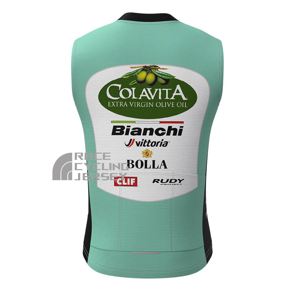 Colavita Bianchi Fleece Sleeveless Cycling Jersey
