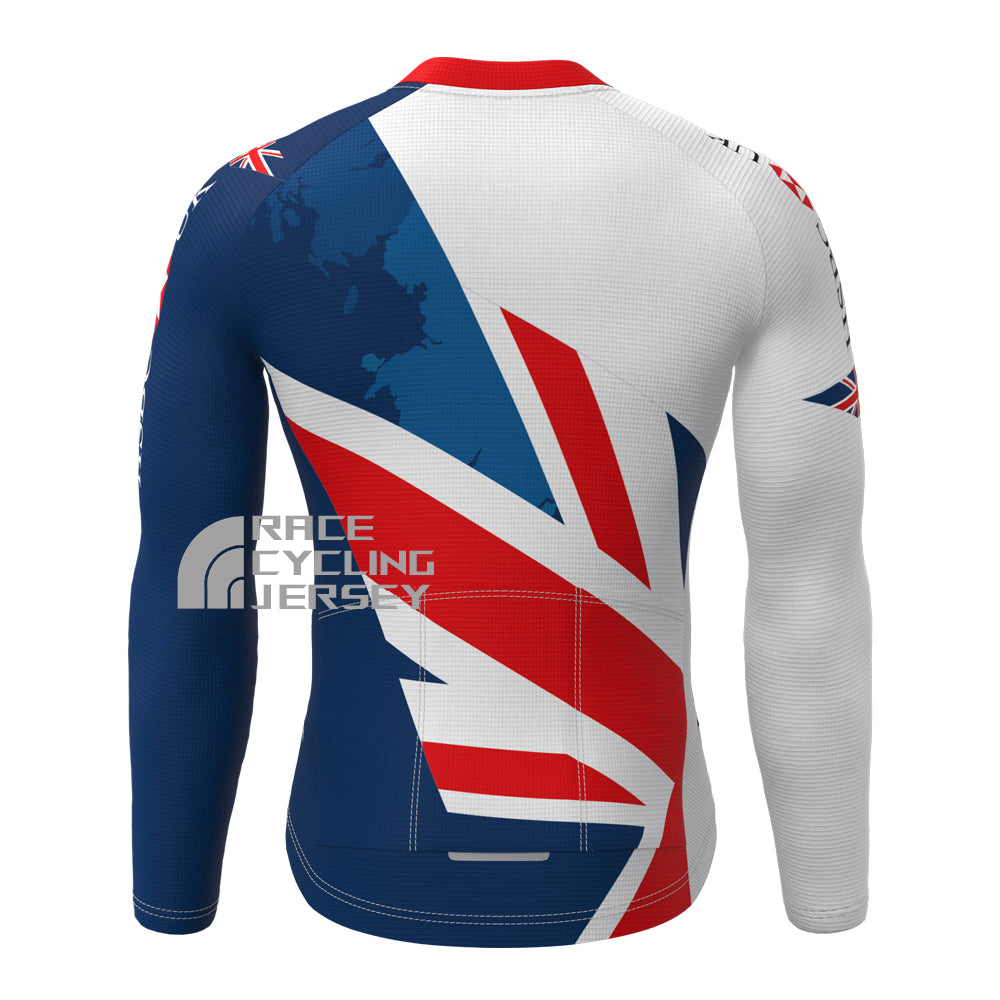 2017 United Kingdom Fleece Long Cycling Jersey