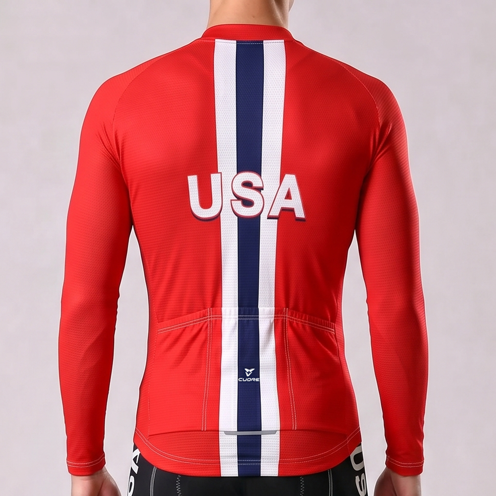 United States Long Sleeves Cycling Jersey